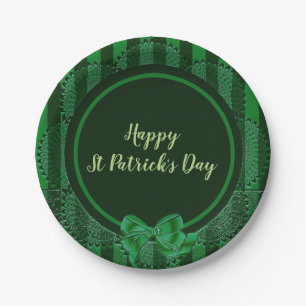 St. Patrick's Day - Iers kant rond papieren bord