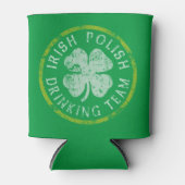 St Patricks Day Iers Pools Drink Team Blikjeskoeler (Voorkant)