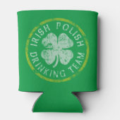St Patricks Day Iers Pools Drink Team Blikjeskoeler (Achterkant)
