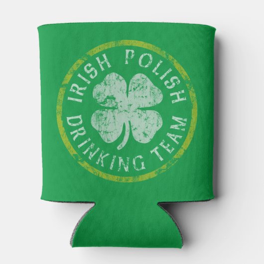 St Patricks Day Iers Pools Drink Team Blikjeskoeler (Achterkant)