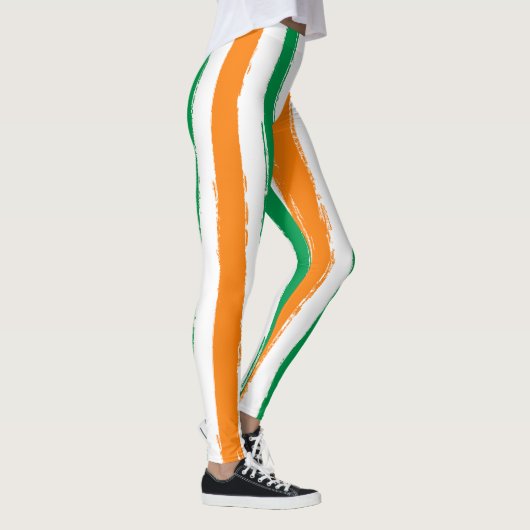 St Patrick's Day | Iers Sinaasappel met groene vla Leggings (Rechts)