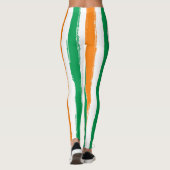 St Patrick's Day | Iers Sinaasappel met groene vla Leggings (Achterkant)
