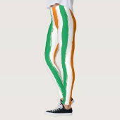 St Patrick's Day | Iers Sinaasappel met groene vla Leggings (Links)