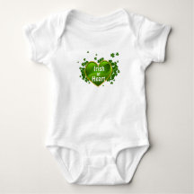 St. Patrick's Day Iers van harte baby body