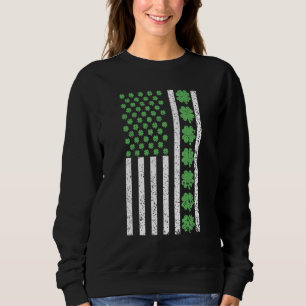 St. Patrick's Day IERSE AMERIKAANSE VLAG Trui