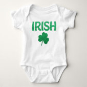 St. Patrick's Day Ierse baby romper (Voorkant)