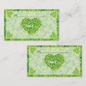 St. Patrick's Day Ierse bruiloft plaats kaart Plaatskaartje (Voorkant / Achterkant)