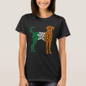 St Patricks Day Ierse Dalmatische Hond T-shirt (Voorkant)