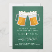 St. Patrick's Day Ierse feestuitnodiging Kaart (Voorkant)