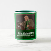 St Patrick's Day Ierse gangster gepersonaliseerd g Mok (Midden)