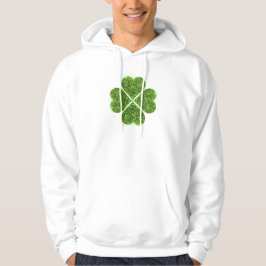 St. Patrick's day, Ierse groene glitterklaver Hoodie
