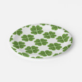 St. Patrick's day, Ierse groene glitterklaver Papieren Bordje (Gekanteld)