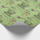 St. Patrick's Day Ierse groene inpakpapier (Hoek)
