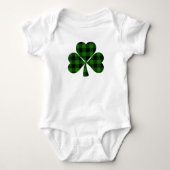 St. Patrick's day, Ierse groene vlekshamrock Romper (Voorkant)