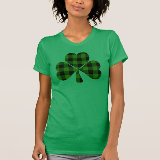 St. Patrick's day, Ierse groene vlekshamrock T-shirt (Voorkant)