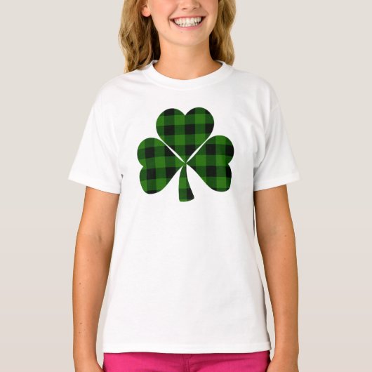 St. Patrick's day, Ierse groene vlekshamrock T-shirt (Voorkant)