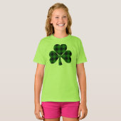 St. Patrick's day, Ierse groene vlekshamrock T-shirt (Voorkant volledig)