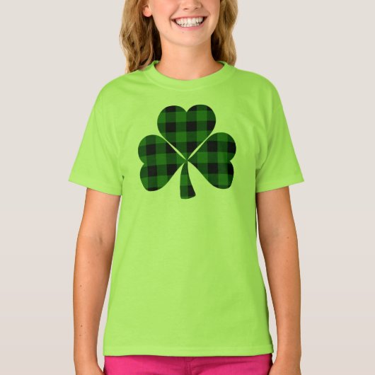 St. Patrick's day, Ierse groene vlekshamrock T-shirt (Voorkant)