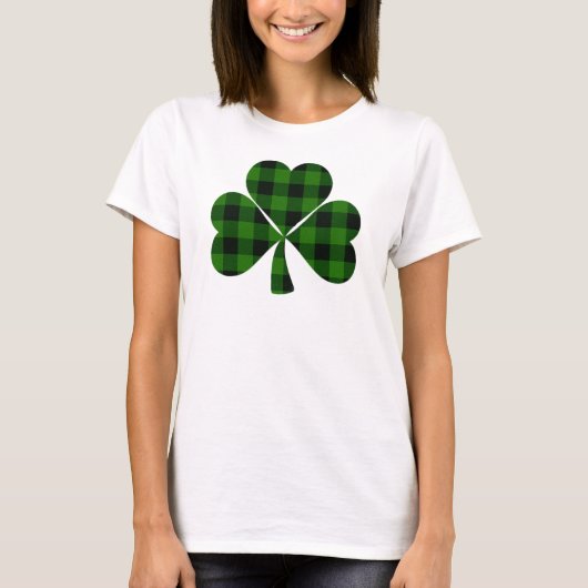 St. Patrick's day, Ierse groene vlekshamrock T-shirt (Voorkant)