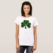 St. Patrick's day, Ierse groene vlekshamrock T-shirt (Voorkant volledig)