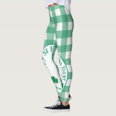 St. Patrick's Day Ierse Klaver Groen Vinkje Leggings (Links)