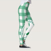 St. Patrick's Day Ierse Klaver Groen Vinkje Leggings (Rechts)