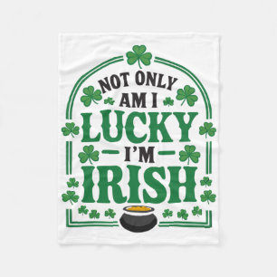 St Patricks Day Ierse Klaver Shenanigan Ierland Fleece Deken