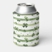 St. Patrick's Day Ierse Klaverontwerp Blikjeskoeler (Blikje Achterkant)