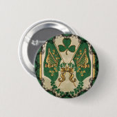 St. Patrick's Day Ierse knop Ronde Button 5,7 Cm (Voorkant /achterkant)