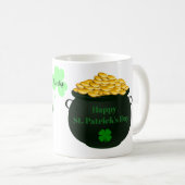 St. Patrick's Day Ierse koffiemok (Voorkant rechts)