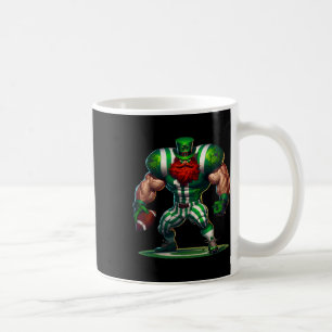 St. Patrick's Day Ierse Leprechaun Footbyll Speler Koffiemok