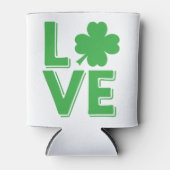 St. Patrick's Day Ierse Liefde Groene Shamrock Blikjeskoeler (Voorkant)