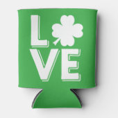 St. Patrick's Day Ierse liefde Shamrock Modern Blikjeskoeler (Voorkant)