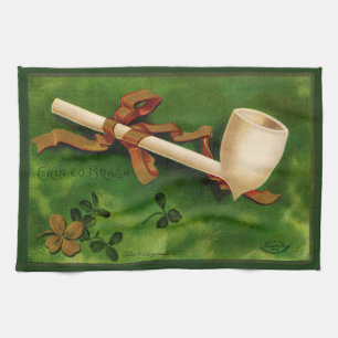 St. Patrick's Day Ierse Pijp Keuken Handdoek