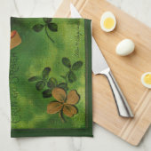 St. Patrick's Day Ierse Pijp Keukenhanddoek (Quarter Fold)