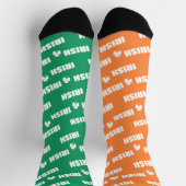 St Patricks Day Ierse Shamrock One trekker Sokken (Top)