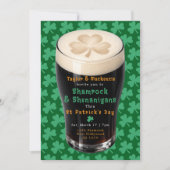 St. Patrick's Day Ierse Shamrocks En Shenanigans Kaart (Voorkant)