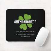 St. Patrick's Day Ierse Shenanigator Lucky Fun Clo Muismat (Met muis)