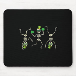 St. Patrick's Day Ierse skeletten St. Paddys manne Muismat