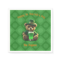 St. Patrick's Day Ierse teddybeer