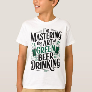 St Patricks Day Ierse trots Shamrock Parade Gelukk T-shirt