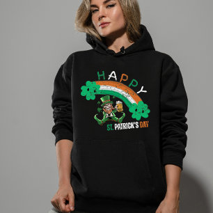 St. Patrick's Day Ierse vlag kleur Regenboog Hoodie