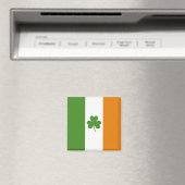 St Patrick's Day Ierse vlag met Shamrock klaver Magneet (Insitu (Vaatwasser))