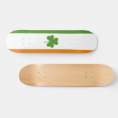 St Patrick's Day Ierse vlag met Shamrock klaver Persoonlijk Skateboard (Horizontaal)