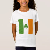 St Patrick's Day Ierse vlag met Shamrock klaver T-shirt (Voorkant)