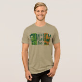 St. Patrick's Day Ierse vlag T-shirt (Voorkant volledig)