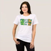 St. Patrick's Day Ierse vlag T-shirt (Voorkant volledig)