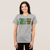 St. Patrick's Day Ierse vlag T-shirt (Voorkant volledig)