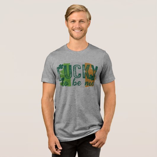 St. Patrick's Day Ierse vlag T-shirt (Voorkant volledig)