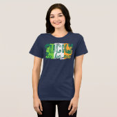St. Patrick's Day Ierse vlag T-shirt (Voorkant volledig)